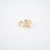 Bague Ajustable En Acier Inoxydable Doré - Zag Bijoux -Bijoux Fantaisie bague ajustable en acier inoxydable dore zag bijoux