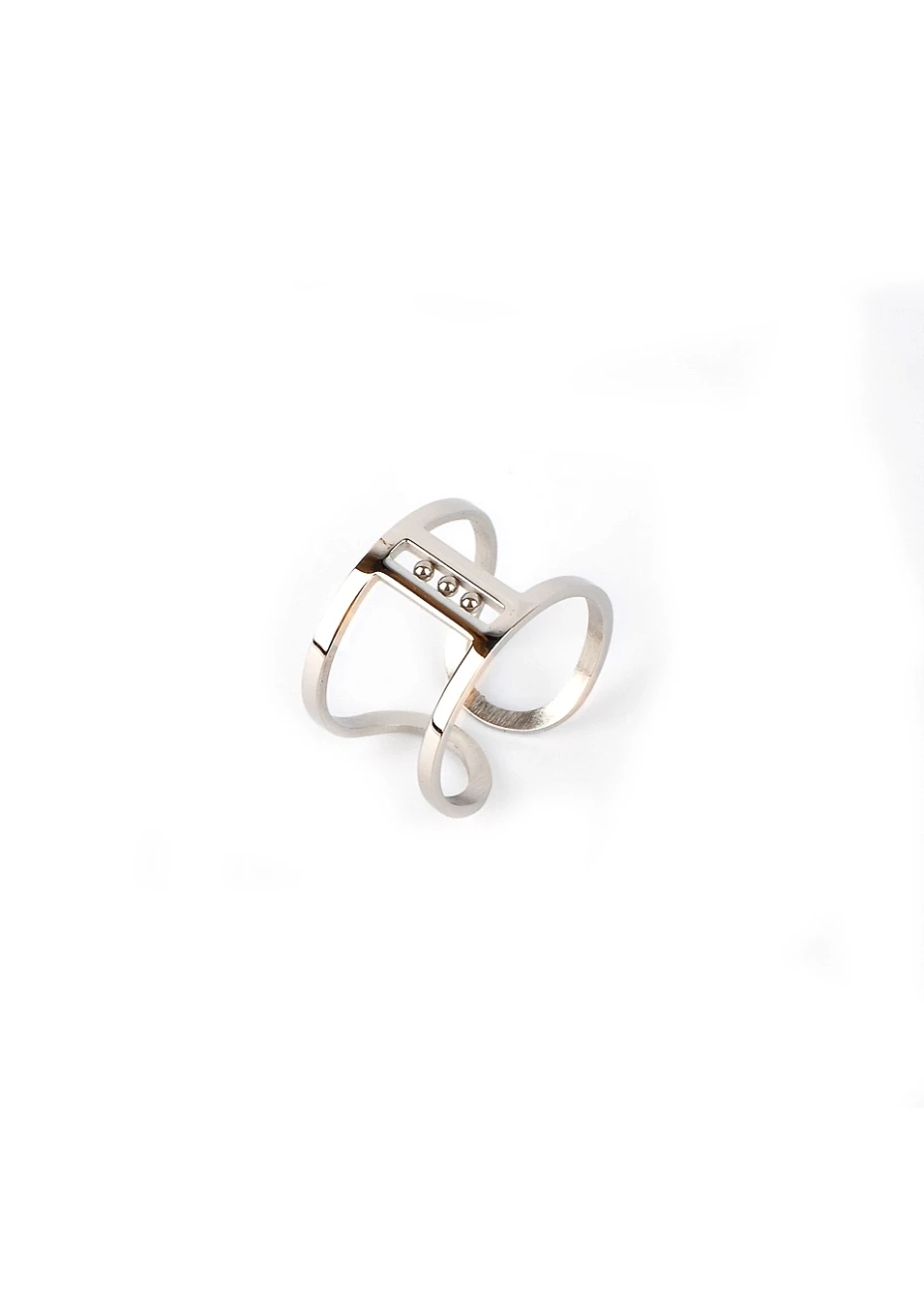 Bague Ajustable Zuzanna En Acier Inoxydable - Zag Bijoux 4 Bague Ajustable Zuzanna En Acier Inoxydable - Zag Bijoux – Image 2