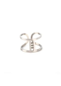 Bague Ajustable Zuzanna En Acier Inoxydable - Zag Bijoux