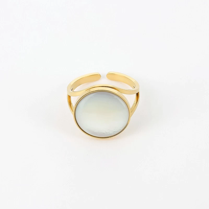 Bague Akilah Acier Doré - Zag Bijoux 3 Bague Akilah Acier Doré - Zag Bijoux