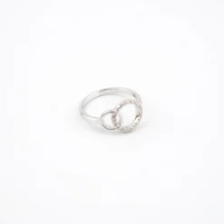 Bague Anneaux Entrelacés En Argent - Pomme Cannelle