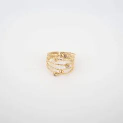 Bague Astar En Acier Or - Zag Bijoux