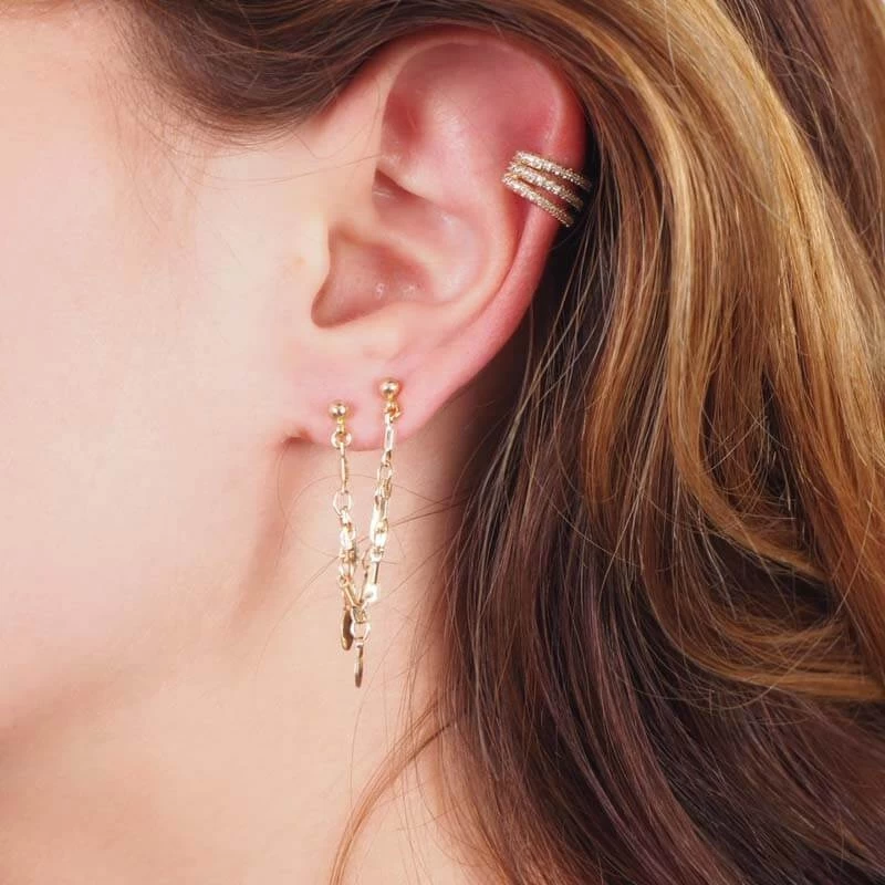 Bague D'oreille Naomi Plaqué Or - Pomme Cannelle 4 Bague D'oreille Naomi Plaqué Or - Pomme Cannelle – Image 2