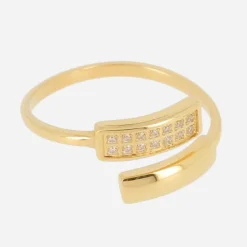 Bague Kalea Acier Doré - Zag Bijoux