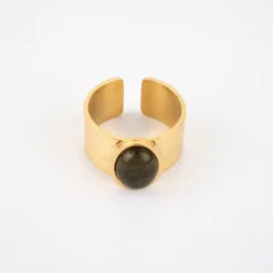 Bague London Grise En Acier Or Jaune - Zag Bijoux 7 Bague London Grise En Acier Or Jaune - Zag Bijoux -Bijoux Fantaisie bague london grise en acier or jaune zag bijoux 2