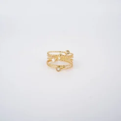 Bague Ninon Acier Or - Zag Bijoux 5 Bague Ninon Acier Or - Zag Bijoux -Bijoux Fantaisie bague ninon acier or zag bijoux 1