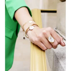 Bague Starry Night Nacre En Acier Or - Zag Bijoux -Bijoux Fantaisie bague starry night nacre en acier or zag bijoux 1