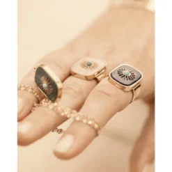 Bague Stone Soleil Agate Blanche - Zag Bijoux 8 Bague Stone Soleil Agate Blanche - Zag Bijoux -Bijoux Fantaisie bague stone soleil agate blanche zag bijoux 2