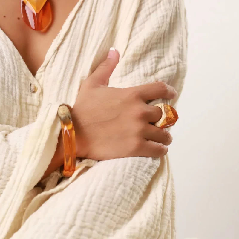 Bague Tamarinier Collection Mandarine - Nature Bijoux 4 Bague Tamarinier Collection Mandarine - Nature Bijoux – Image 2