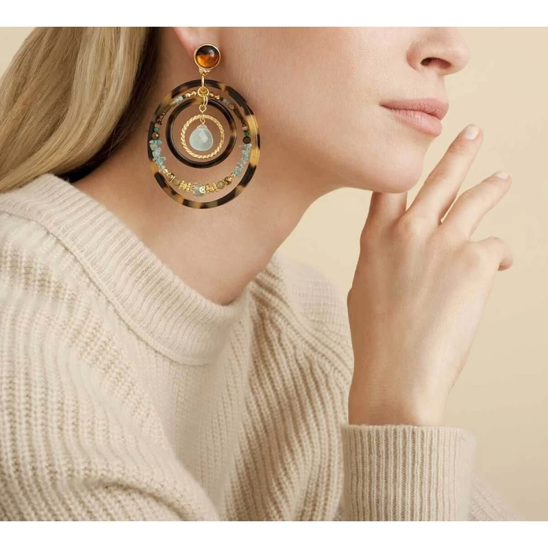 Boucles D'oreilles Alexia PM - Gas Bijoux 4 Boucles D'oreilles Alexia PM - Gas Bijoux – Image 2