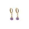 Boucles D'oreilles Anna Plaque Or - Pomme Cannelle -Bijoux Fantaisie boucles d oreilles anna plaque or pomme cannelle