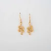 Boucles D'oreilles Apophis Plaqué Or - Pomme Cannelle -Bijoux Fantaisie boucles d oreilles apophis plaque or pomme cannelle