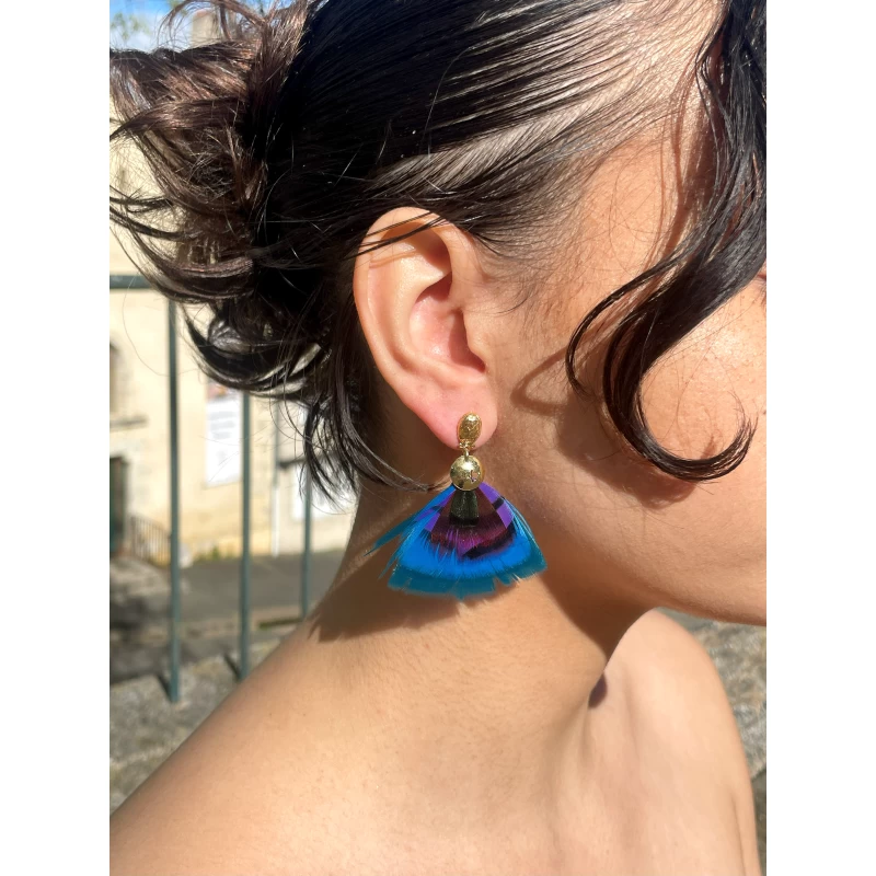 Boucles D'oreilles Bermudes Mini Or - Gas Bijoux 4 Boucles D'oreilles Bermudes Mini Or - Gas Bijoux – Image 2