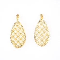 Boucles D'oreilles Brigitte Dorées En Acier - Zag Bijoux