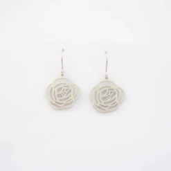Boucles D'oreilles Camelia Acier - Zag Bijoux