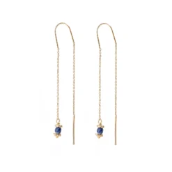 Boucles D'oreilles Céline Plaque Or - Pomme Cannelle