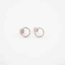 Boucles D'oreilles Cercles Argent - Pomme Cannelle