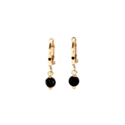 Boucles D'oreilles Charlize Plaque Or - Pomme Cannelle