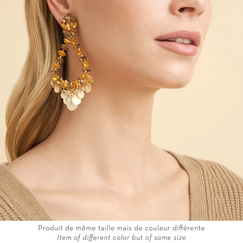 Boucles D'oreilles Clips Riviera - Gas Bijoux 4 Boucles D'oreilles Clips Riviera - Gas Bijoux – Image 2