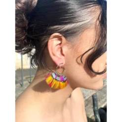 Boucles D'oreilles Créoles Buzios Mini Dorées - Gas Bijoux -Bijoux Fantaisie boucles d oreilles creoles buzios mini dorees gas bijoux 1