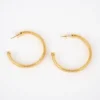 Boucles D'oreilles Créoles Dorées En Acier - Zag Bijoux 2 Boucles D'oreilles Créoles Dorées En Acier - Zag Bijoux -Bijoux Fantaisie boucles d oreilles creoles dorees en acier zag bijoux