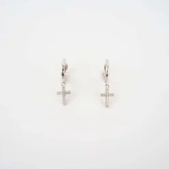 Boucles D'oreilles Créoles Eléa En Argent - Pomme Cannelle