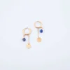 Boucles D'oreilles Créoles Lany Lapis Lazuli - Zag Bijoux 2 Boucles D'oreilles Créoles Lany Lapis Lazuli - Zag Bijoux -Bijoux Fantaisie boucles d oreilles creoles lany lapis lazuli zag bijoux