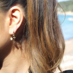 Boucles D'oreilles Créoles Light En Acier Or - Zag Bijoux -Bijoux Fantaisie boucles d oreilles creoles light en acier or zag bijoux 1