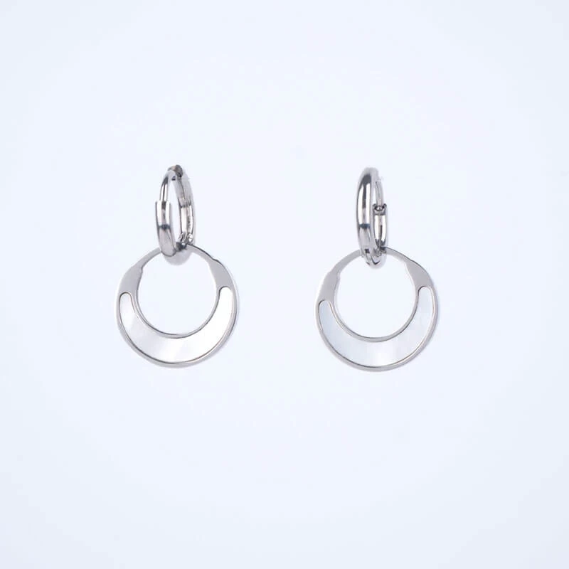 Boucles D'oreilles Créoles Smile En Acier - Zag Bijoux 3 Boucles D'oreilles Créoles Smile En Acier - Zag Bijoux