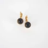 Boucles D'oreilles Dormeuses Noires Acier Or - Zag Bijoux 2 Boucles D'oreilles Dormeuses Noires Acier Or - Zag Bijoux -Bijoux Fantaisie boucles d oreilles dormeuses noires acier or zag bijoux