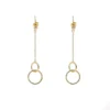 Boucles D'oreilles Double Cercle Plaqué Or - Pomme Cannelle -Bijoux Fantaisie boucles d oreilles double cercle plaque or pomme cannelle