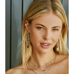 Boucles D'oreilles Gloria Vertes Acier Doré - Zag Bijoux -Bijoux Fantaisie boucles d oreilles gloria vertes acier dore zag bijoux 1