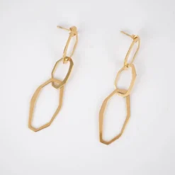 Boucles D'oreilles Jézabel Acier Or - Zag Bijoux