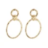 Boucles D'oreilles Lucrecia En Acier Or - Zag Bijoux