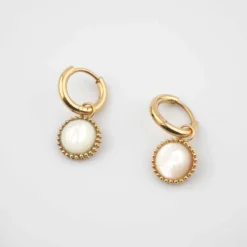 Boucles D'oreilles Lydie Nacrées - Zag Bijoux