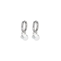 Boucles D'oreilles Mini Créoles Pastilles En Acier - Zag Bijoux