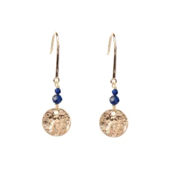 Boucles D'oreilles Miro Plaque Or - Pomme Cannelle
