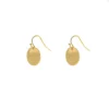 Boucles D'oreilles Pastilles Lisses Plaqué Or - Pomme Cannelle 1 Boucles D'oreilles Pastilles Lisses Plaqué Or - Pomme Cannelle -Bijoux Fantaisie boucles d oreilles pastilles lisses plaque or pomme cannelle