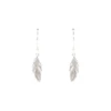 Boucles D'oreilles Plume En Argent - Pomme Cannelle 1 Boucles D'oreilles Plume En Argent - Pomme Cannelle -Bijoux Fantaisie boucles d oreilles plume en argent pomme cannelle