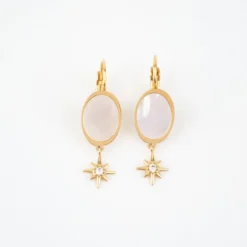 Boucles D'oreilles Poly En Acier Or - Zag Bijoux