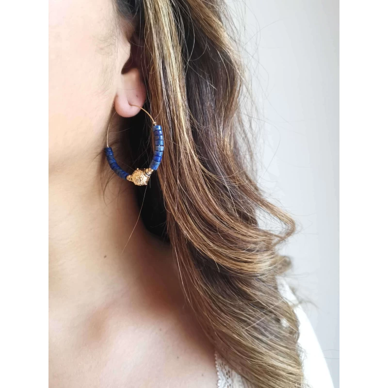 Boucles D'oreilles Sibylle Rouges - Zag Bijoux 4 Boucles D'oreilles Sibylle Rouges - Zag Bijoux – Image 2