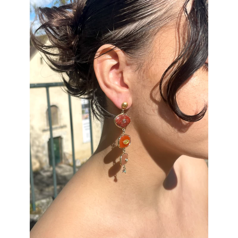 Boucles D'oreilles Silene - Gas Bijoux 4 Boucles D'oreilles Silene - Gas Bijoux – Image 2