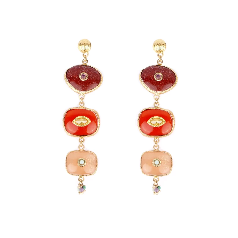 Boucles D'oreilles Silene - Gas Bijoux 3 Boucles D'oreilles Silene - Gas Bijoux