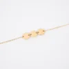 Bracelet 3 Pastilles En Acier Jaune - Zag Bijoux -Bijoux Fantaisie bracelet 3 pastilles en acier jaune zag bijoux