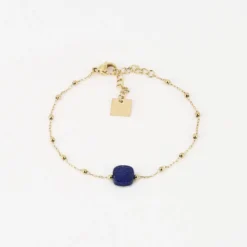 Bracelet Anty Bleu Acier Or - Zag Bijoux