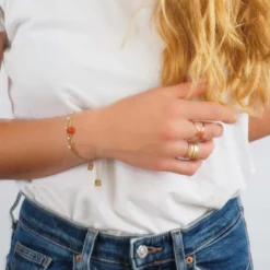 Bracelet Anty Rouge Acier Or - Zag Bijoux -Bijoux Fantaisie bracelet anty rouge acier or zag bijoux 2