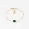Bracelet Anty Vert Acier Or - Zag Bijoux -Bijoux Fantaisie bracelet anty vert acier or zag bijoux