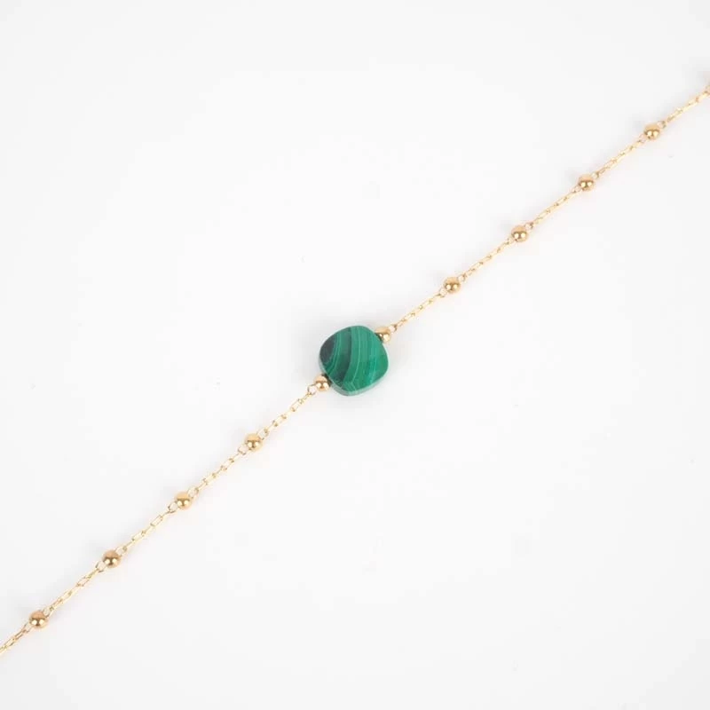 Bracelet Anty Vert Acier Or - Zag Bijoux 5 Bracelet Anty Vert Acier Or - Zag Bijoux – Image 3