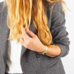 Bracelet Bata Vert Acier Or - Zag Bijoux -Bijoux Fantaisie bracelet bata vert acier or zag bijoux 1