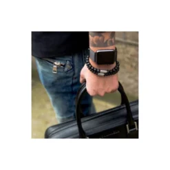 Bracelet Black Rocks 6mm - Rebel & Rose -Bijoux Fantaisie bracelet black rocks 6mm rebel rose 2